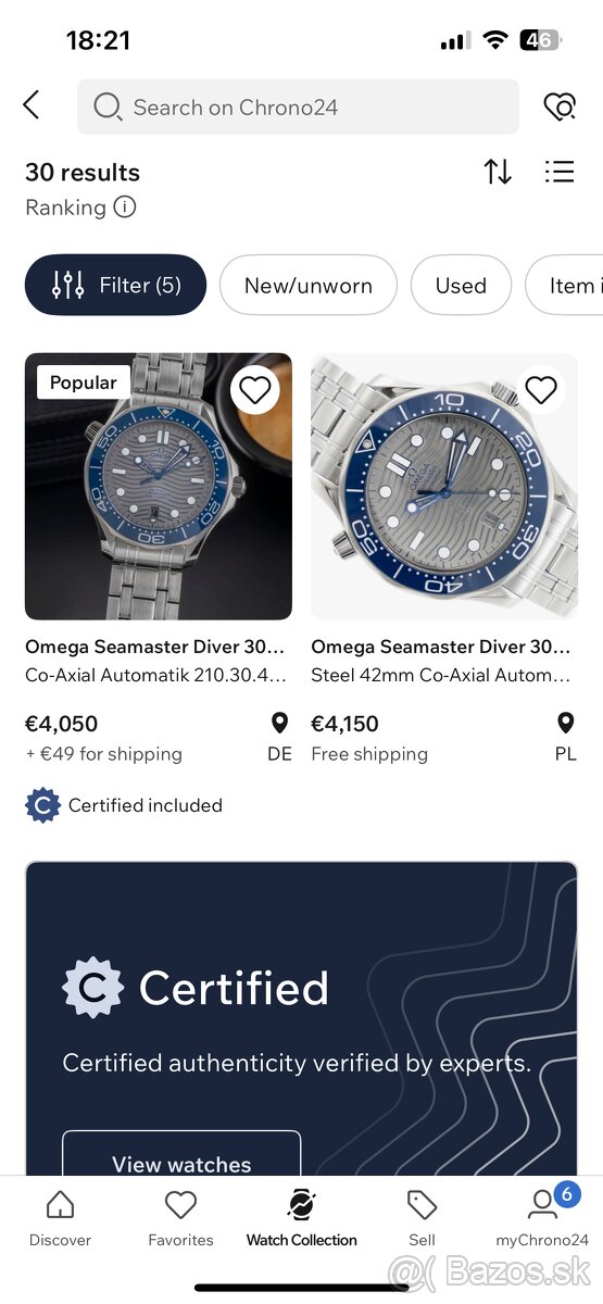FULL SET Omega Seamaster 300M 42mm - nove 6320,-€ - 14