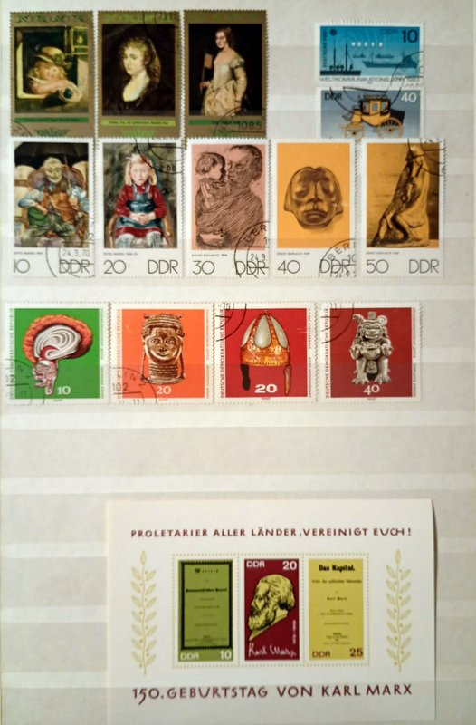 Predám poštové známky DDR - 14