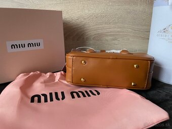 Kabelka Miu Miu Arcadie s krabicou - hnedá - 14