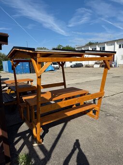 Masívne sedenie kryté, altanok - 14