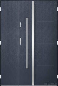 Dvojkrídlové vchodové dvere - dom/ byt / PVc fólia - 14