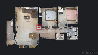 PRENÁJOM 3-izbový byt Ovocné sady BA Ružinov parking v cene - 14