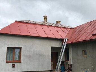 Natiranie striech// maľovanie // natery - 14