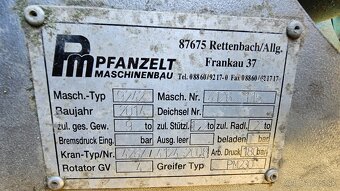 Vyvážačka Pfanzelt S9242 9tun se sklopnou korbou - 14