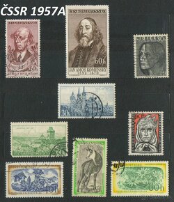 Poštové známky, filatelia: ČSSR 1945-1962 - 14