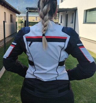 Dámska moto bunda CLOVER  HYPERBLADE WP black/grey - 14