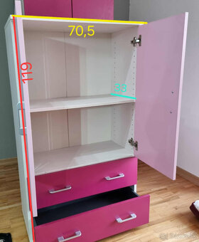 predám dievčenskú zostavu skríň - 14