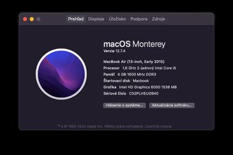 MacBook Air (13-inch, 2015) /Intel Core i5/4GB RAM/128GB SSD - 14