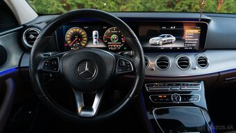 Mercedes E220d - Hnedá Metalíza, CarPlay, Letná-Zimná sada - 14