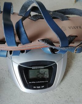 Dievčenská letná plátená obuv, sandále. - 14