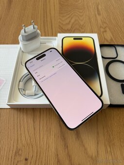 iPhone 14 Pro 128 gb Gold - komplet príslušenstvo, záruka - 14