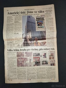 Utok na Ameriku,stare noviny - 14