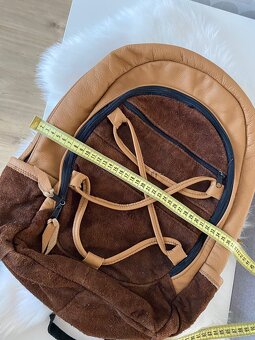 Handmade veľký kožený ruksak scandi - 14