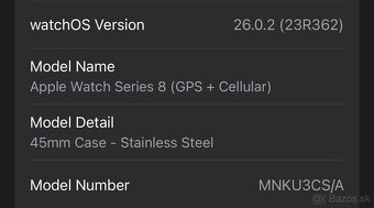 Apple Watch Series 8 45 mm Stainless Steel Graphite - 14