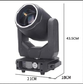Led Beam 200w ring otočná hlava - 14