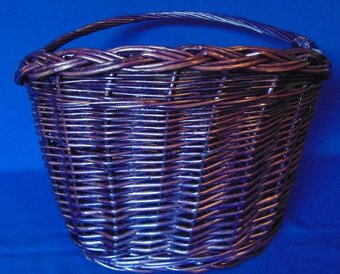 Prútený košík na bicykel - 14