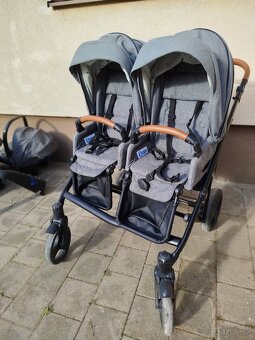 Kočík pre dvojičky JEDO DUO trojkombinacia - 14