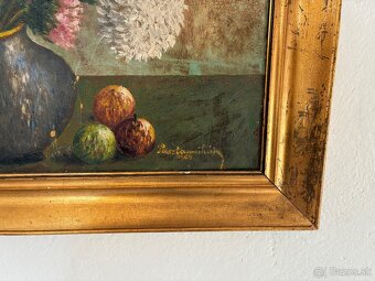 Olejomaľba na doske - 14