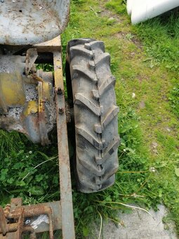 Malotraktor domácej výroby, rám, šasi, nápravy - 14