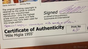 Denis Jenkinson a Stirling Moss Mercedes Mille Miglia 1955 - 14