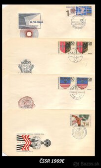 Poštové známky, filatelia: ČSSR, FDC obálky - 14