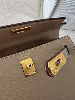 Hermes kelly mini kabelka béžová - 14