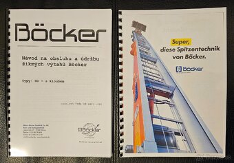 Stavební výtah BÖCKER 26m+ZLOM - motor HONDA - CZ dokl.s SPZ - 14