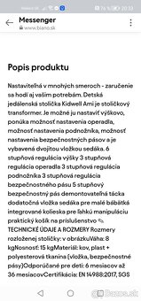 Detská jedálenská stolička Kidwell - 14