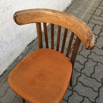 Legendarne retro Stolicky TON drevene 2ks - 14