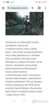 Motorová píla Husqvarna 262 xp - 14