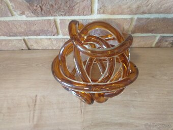 váza, košík, fúkané sklo, misa, hutné sklo - 14