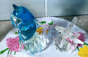 Krištáľový flakón, delfín - 14