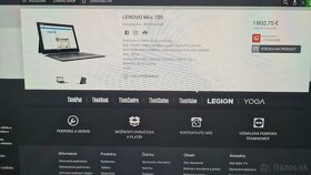 Lenovo MIIX 720 - ultraľahký notebook/tablet pre architekta - 14