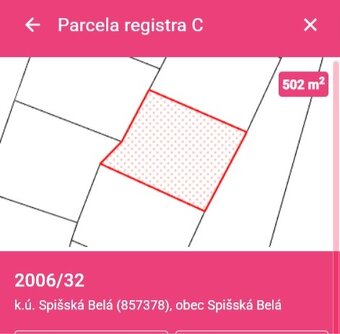 Zahradka 502 m2 - Spišská Belá - 14