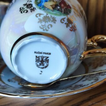Čajová súprava - karlovarský porcelán - 14
