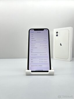 iPhone 11 WHITE TOP STAV AKO NOVÝ NOVÁ BATÉRIA 100% - 14