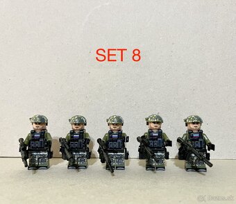 Rôzne sety vojakov (8ks) - typ lego, nové, nehrané - 14