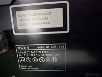 Sony TA-F561R,TC-K510,CDP-715,ST-S311 hifi zostava - 14