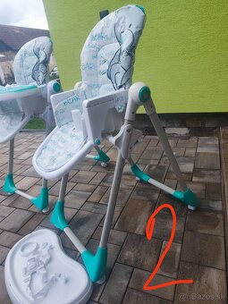 Detská jedálenská stolička Zopa Monti - Menthol Mint - 14