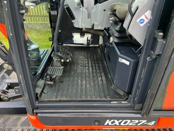 Minibagr Kubota KX027-4 / 3 režimy průtoku,3x lžíce - 14