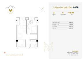 Rekreačný Apartmán M - Investícia - Wellnes & SPA - Donovaly - 14