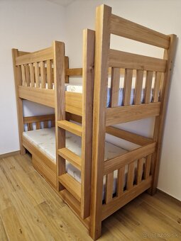 Masívna poschodová postel - 14