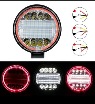 Led pracovné svetlomety z funkciou led farebného svetla - 14