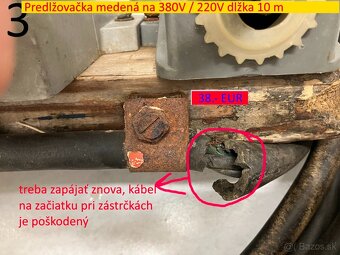 Predlžovačka medená na 380 V - 14