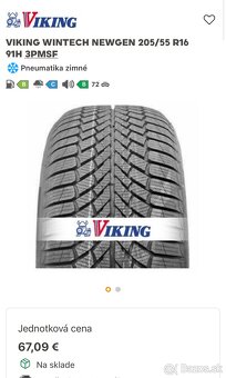 205/55 R16 91H zimné VIKING (CONTINENTAL) - 14