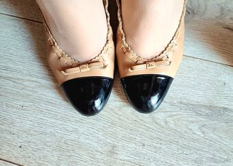 Predám originál Chanel kožené poltopánky 38.5 - 14
