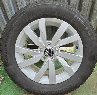 Originálne hliníkové disky VW - 5x112 r16 - 14