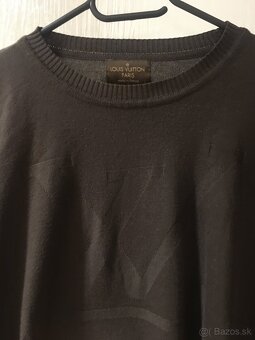 LOUIS VUITTON originál čokoládový damsky svetrik L - 14
