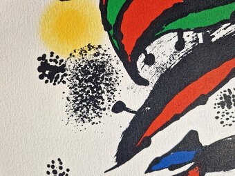 JOAN MIRO - Zľava (Litografia) (Bez rámu), Abstraktný surre - 14