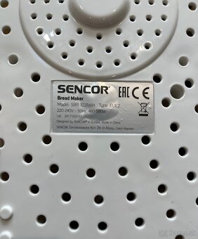 Domáca pekáreň chleba Sencor SBR 1031WH - 14